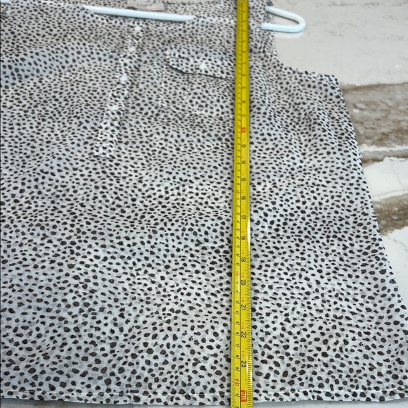 LOFT Polka Dot Sleeveless Camisole in Brown and White Animal Print - Picture 5 of 6